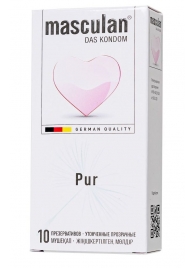 Супертонкие презервативы Masculan Pur - 10 шт. - Masculan - купить с доставкой в Батайске
