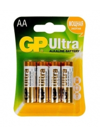 Батарейки алкалиновые GP Ultra Alkaline AA/LR6 - 4 шт. - Элементы питания - купить с доставкой в Батайске