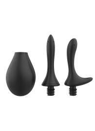 Черный анальный душ Nexus Anal Douche Set с 2 сменными насадками - Nexus Range - купить с доставкой в Батайске