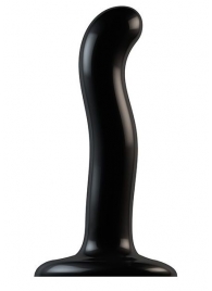 Черный фаллоимитатор-насадка Strap-On-Me P G spot Dildo size S - 16,4 см. - Strap-on-me - купить с доставкой в Батайске