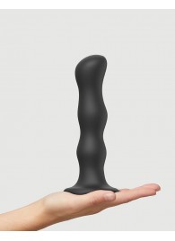 Черная насадка Strap-On-Me Dildo Geisha Balls size XL - Strap-on-me - купить с доставкой в Батайске
