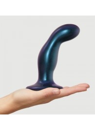 Темно-синяя насадка Strap-On-Me Dildo Plug Snaky size M - Strap-on-me - купить с доставкой в Батайске