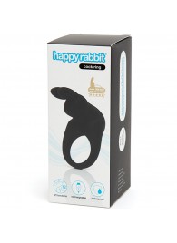 Черное эрекционное виброкольцо Happy Rabbit Rechargeable Rabbit Cock Ring - Happy Rabbit - в Батайске купить с доставкой