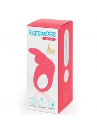 Розовое эрекционное виброкольцо Happy Rabbit Rechargeable Rabbit Cock Ring - Happy Rabbit - в Батайске купить с доставкой