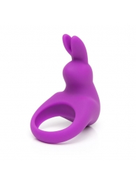 Фиолетовое эрекционное виброкольцо Happy Rabbit Rechargeable Rabbit Cock Ring - Happy Rabbit - в Батайске купить с доставкой