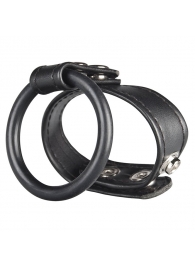 Двойное кольцо выносливости на пенис DUAL STAMINA RING - BlueLine - в Батайске купить с доставкой