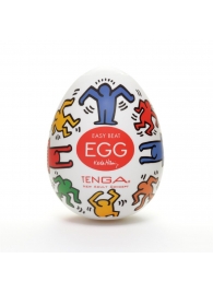 Мастурбатор-яйцо Keith Haring EGG DANCE - Tenga - в Батайске купить с доставкой
