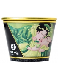 Массажная свеча Exotic Green Tea с ароматом зелёного чая - 170 мл. - Shunga - купить с доставкой в Батайске