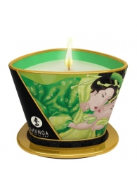 Массажная свеча Exotic Green Tea с ароматом зелёного чая - 170 мл. - Shunga - купить с доставкой в Батайске