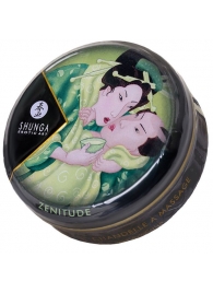 Массажная свеча Exotic Green Tea с ароматом зелёного чая - 30 мл. - Shunga - купить с доставкой в Батайске
