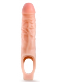 Телесная насадка на пенис 9 Inch Cock Sheath Extender - 22,2 см. - Blush Novelties - в Батайске купить с доставкой