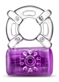 Фиолетовое эрекционное виброкольцо One Night Stand Vibrating C-Ring - Blush Novelties - в Батайске купить с доставкой