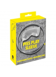Прозрачная насадка на пенис Piss Play Sleeve для игр с мочеиспусканием - Orion - купить с доставкой в Батайске