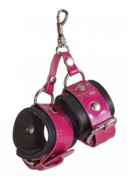 Розово-черный брелок  Наручники - Sitabella - купить с доставкой в Батайске