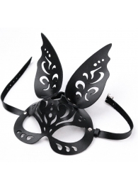 Черная ажурная маска  Зайка  с ушками - Crazy Handmade - купить с доставкой в Батайске