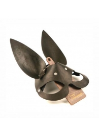 Черная гладкая маска  Зайка  с длинными ушками - Crazy Handmade - купить с доставкой в Батайске