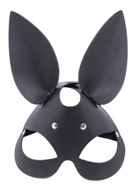 Черная гладкая маска  Зайка  с длинными ушками - Crazy Handmade - купить с доставкой в Батайске