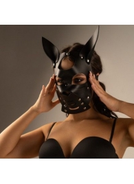 Черная маска  Собака  с ушками - Crazy Handmade - купить с доставкой в Батайске