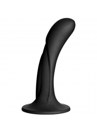 Черная изогнутая насадка Vac-U-Lock G-Spot - 16,5 см. - Doc Johnson - купить с доставкой в Батайске