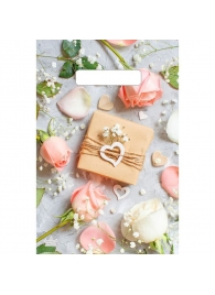 Полиэтиленовый пакет  Подарочек  с вырубной усиленной ручкой - 20 х 30 см. - Сима-Ленд - купить с доставкой в Батайске