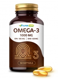 Пищевая добавка SuperCaps OMEGA-3 - 50 капсул (1000 мг) - SuperCaps - купить с доставкой в Батайске