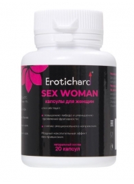 Капсулы для женщин Erotichard sex woman - 20 капсул (0,370 гр.) - Erotic Hard - купить с доставкой в Батайске
