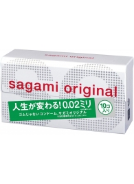 Ультратонкие презервативы Sagami Original 0.02 - 10 шт. - Sagami - купить с доставкой в Батайске