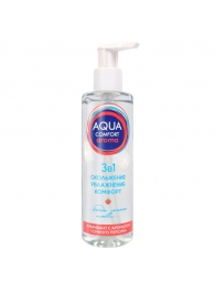 Гель-лубрикант на водной основе Aqua Comfort Aroma с ароматом персика - 195 гр. - Биоритм - купить с доставкой в Батайске