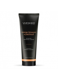 Массажный легкий крем WICKED Orange Blossom plus Patchouli - 120 мл. - Wicked - купить с доставкой в Батайске