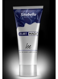 Силиконовая гель-смазка FLIRT MAGIC Ice с лёгким пролонгирующим эффектом - 75 мл. - Sitabella - купить с доставкой в Батайске