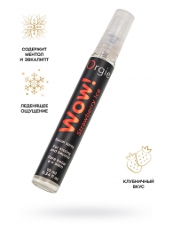 Оральный спрей ORGIE Wow! Strawberry Ice Blowjob Spray с охлаждающим и возбуждающим эффектом - 10 мл. - ORGIE - купить с доставкой в Батайске