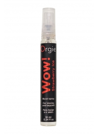 Оральный спрей ORGIE Wow! Strawberry Ice Blowjob Spray с охлаждающим и возбуждающим эффектом - 10 мл. - ORGIE - купить с доставкой в Батайске