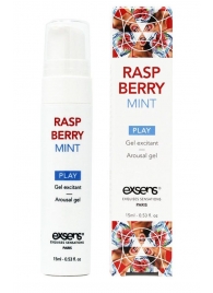 Возбуждающий гель Raspberry Mint с ароматом малины и мяты - 15 мл. - Exsens - купить с доставкой в Батайске