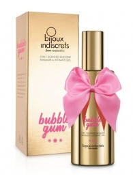 Гель с ароматом жвачки Bubblegum 2-in-1 Scented Silicone Massage And Intimate Gel - 100 мл. - Bijoux Indiscrets - купить с доставкой в Батайске