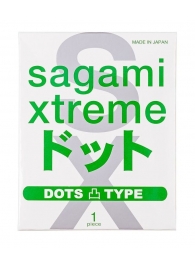 Презерватив Sagami Xtreme Type-E с точками - 1 шт. - Sagami - купить с доставкой в Батайске