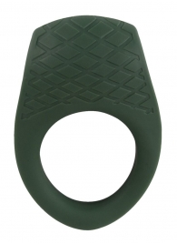 Зеленое эрекционное виброкольцо Luxurious Vibro Cock Ring - Orion - в Батайске купить с доставкой