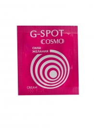 Стимулирующий интимный крем для женщин Cosmo G-spot - 2 гр. - Биоритм - купить с доставкой в Батайске