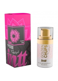 Возбуждающий гель Golden Chups с малиновым ароматом - 17 мл. - INTT - купить с доставкой в Батайске