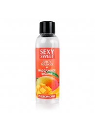 Массажное масло Sexy Sweet Juicy Mango с феромонами и ароматом манго - 75 мл. - Биоритм - купить с доставкой в Батайске
