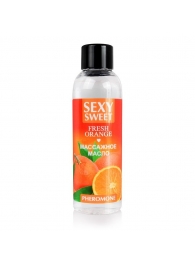 Массажное масло Sexy Sweet Fresh Orange с ароматом апельсина и феромонами - 75 мл. - Биоритм - купить с доставкой в Батайске