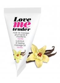 Съедобное согревающее массажное масло Love Me Tender Vanilla с ароматом ванили - 10 мл. - Love to Love - купить с доставкой в Батайске