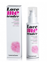 Съедобное согревающее массажное масло Love Me Tender Cotton Candy с ароматом сладкой ваты - 100 мл. - Love to Love - купить с доставкой в Батайске