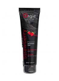Интимный гель на водной основе Lube Tube Strawberry с клубничным вкусом - 100 мл. - ORGIE - купить с доставкой в Батайске