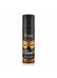Съедобный гель Dual Vibe Sex On The Beach с эффектом вибрации и вкусом коктейля «секс на пляже» - 15 мл. - ORGIE - купить с доставкой в Батайске