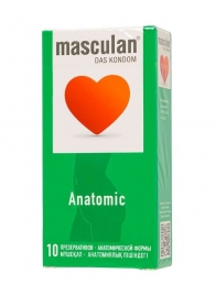 Презервативы анатомической формы Masculan Anatomic - 10 шт. - Masculan - купить с доставкой в Батайске