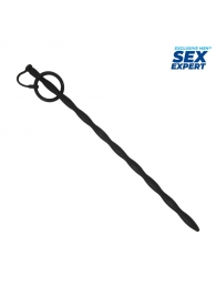 Черный стимулятор уретры Sex Expert - Sex Expert - купить с доставкой в Батайске