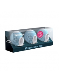 Набор из 3 мастурбаторов-яиц Satisfyer Savage - Satisfyer - в Батайске купить с доставкой