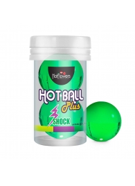Лубрикант на силиконовой основе Hot Ball Plus с покалывающим эффектом (2 шарика по 3 гр.) - HotFlowers - купить с доставкой в Батайске