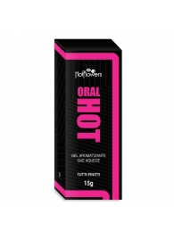 Гель для оральных ласк Oral Hot с согревающим эффектом - 15 гр. - HotFlowers - купить с доставкой в Батайске