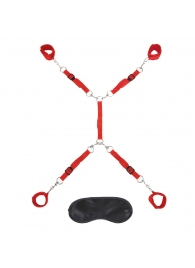 Красная фиксация на матрас Classic Bedspreader - Lux Fetish - купить с доставкой в Батайске
